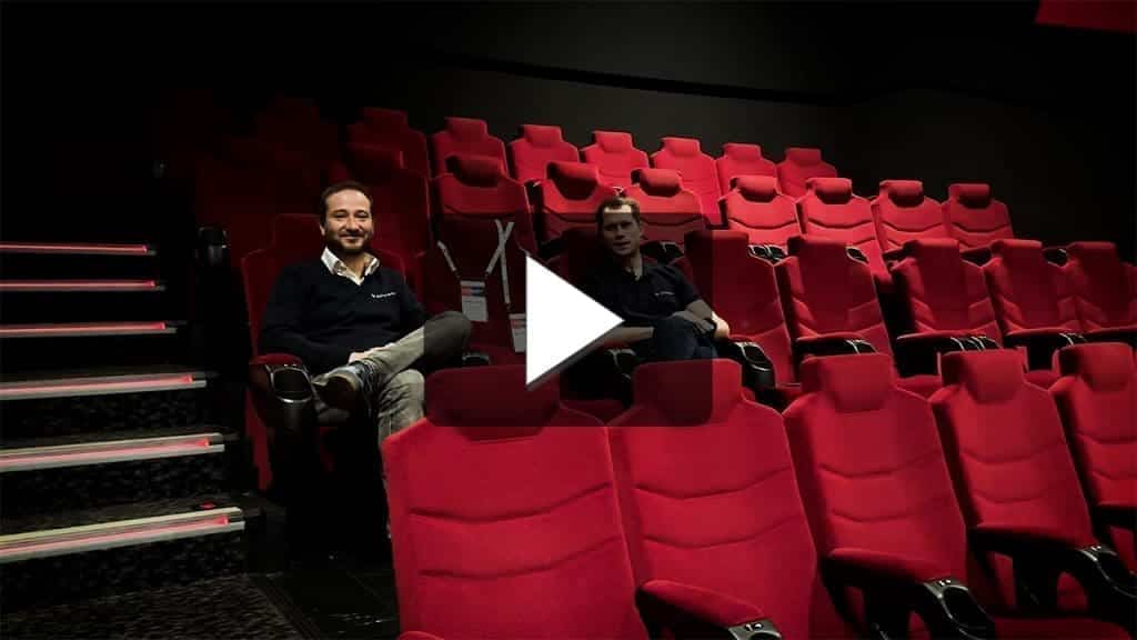 Helmut und Nils im Kino