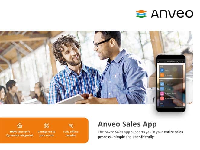 Anveo Sales App Flyer thumbnail